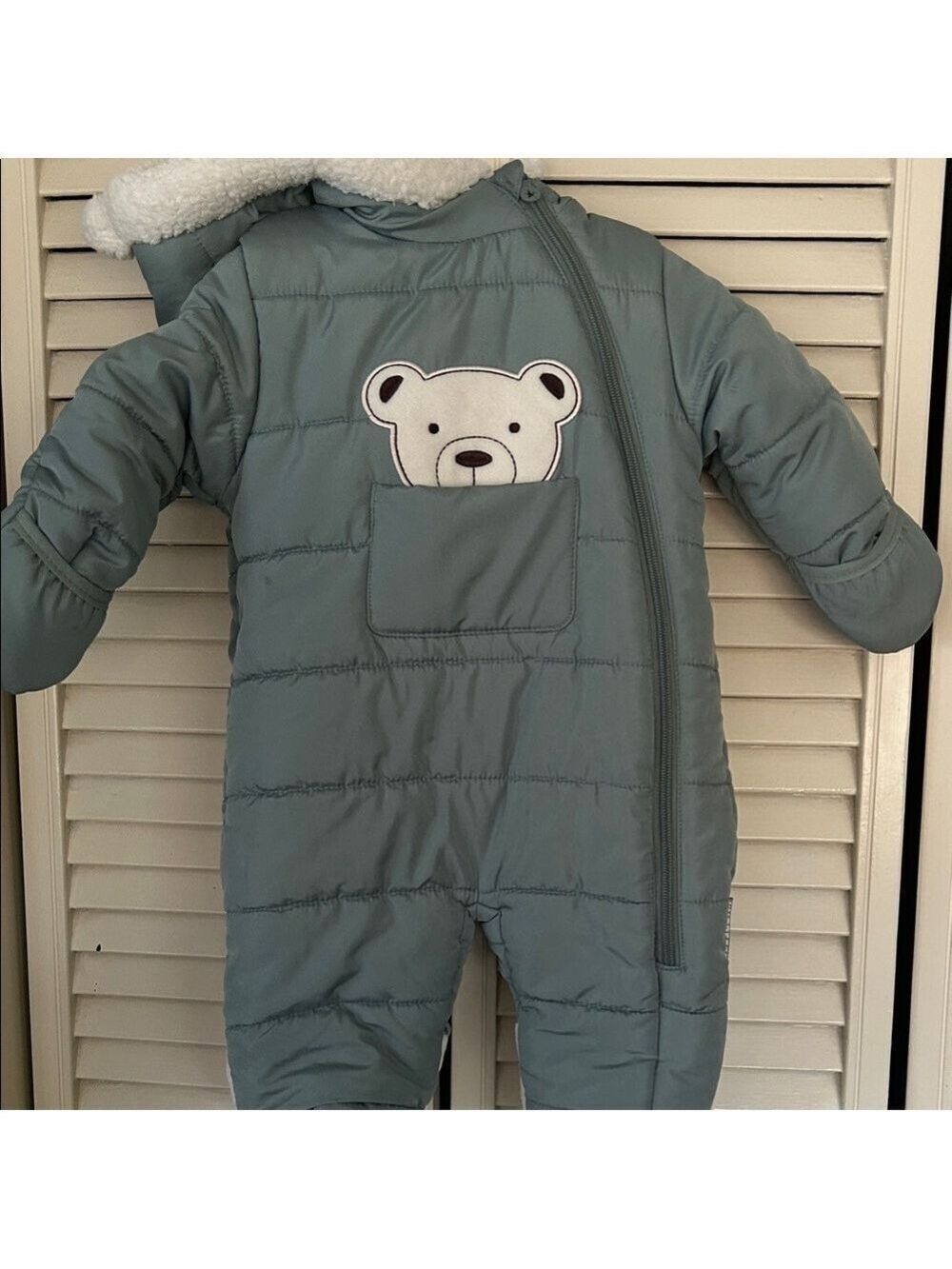 Wippette Infant Jacket Blue Cream